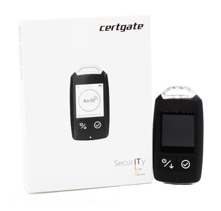 Certgate AirID Mini keyfob BLE reader eval kit