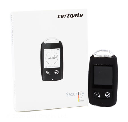 Certgate AirID Mini keyfob BLE reader eval kit