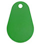 MIFARE DESFire EV1 4K keyfob - thin, green