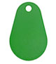 MIFARE DESFire EV2 4K keyfob - thin, green product image