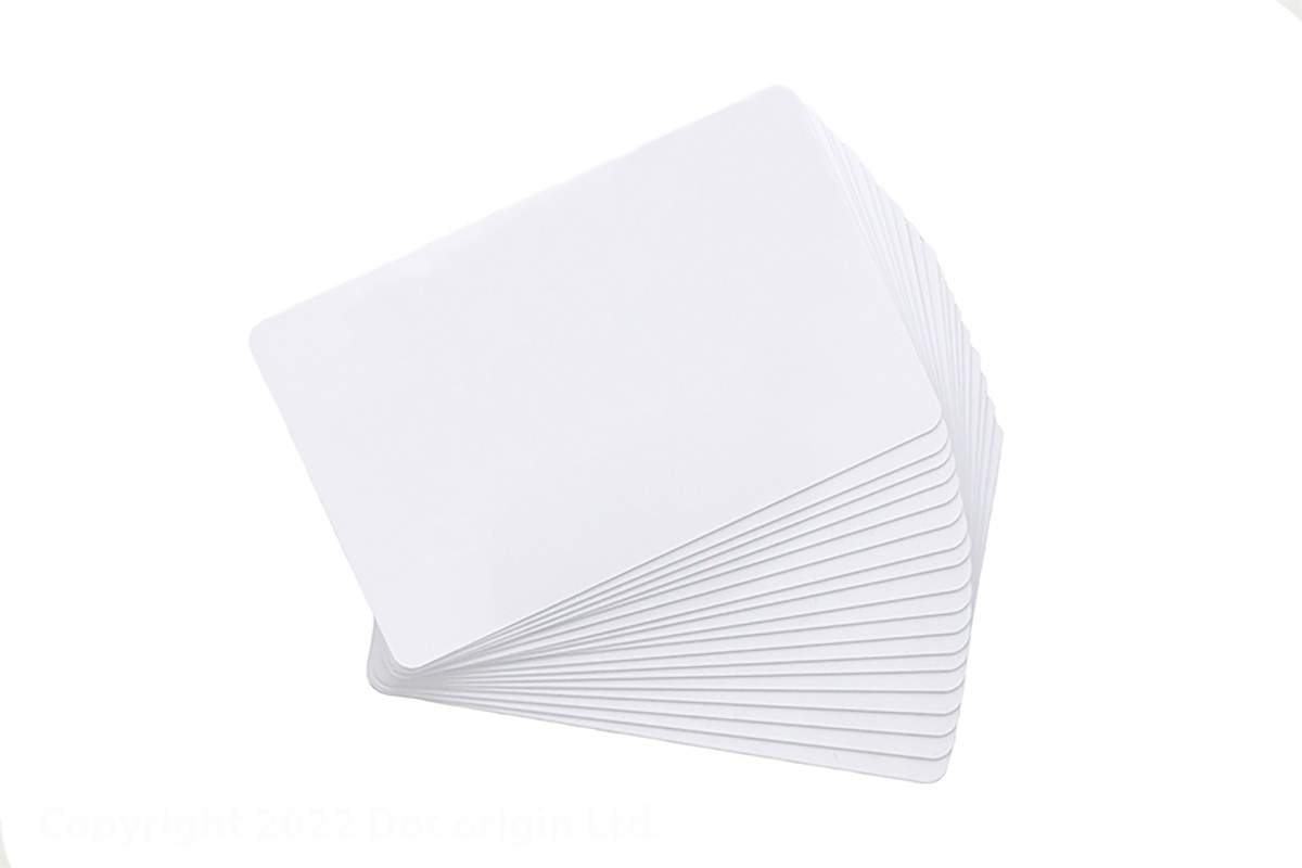 Pack of 100 - EM4200 plain white cards