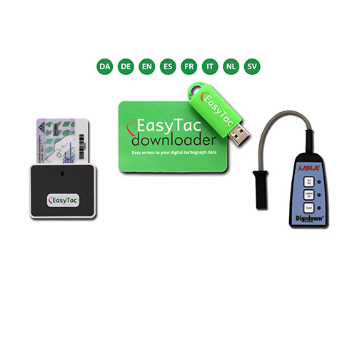 EasyTac downloader (EU), 2700RH reader + Digidown