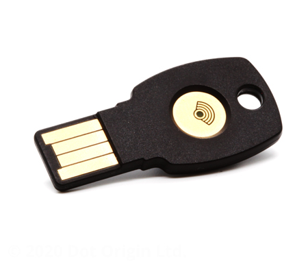 Feitian FIDO2 USB token with NFC