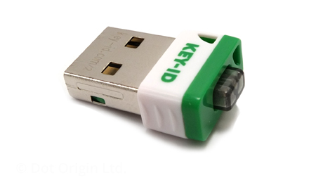 Key-ID FIDO2 push-button USB security key