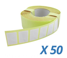 Pack of 50 - MIFARE Classic 1K Label - Rectangular