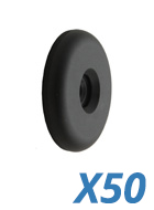Pack of 50 - All surface tag - 35mm circular