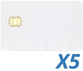 Pack of 5 - IDPrime 3940 CC FIDO smartcard